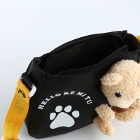 Сумка детская для девочки на молнии «Выбражулька», цвет чёрный Сумка детская для девочки на молнии «Выбражулька», цвет чёрный