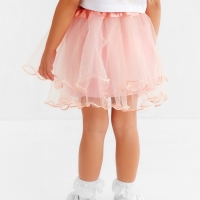 Юбка сетка детская KAFTAN, пудровый, размер 28 Юбка сетка детская KAFTAN, пудровый, размер 28
