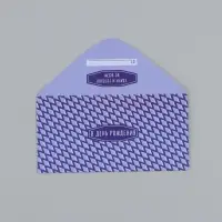 Конверт для денег &laquo;С днём рождения&raquo;, орнамент синий, 16,5 х 8 см