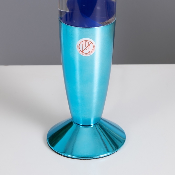 Светильник "Ракета" 1х30Вт Е14-R39 (воск) синий 11х11х41см