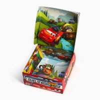 Коробка подарочная складная с 3Д &laquo;Чемпион&raquo;, Тачки, 15 х 15 х 7 см