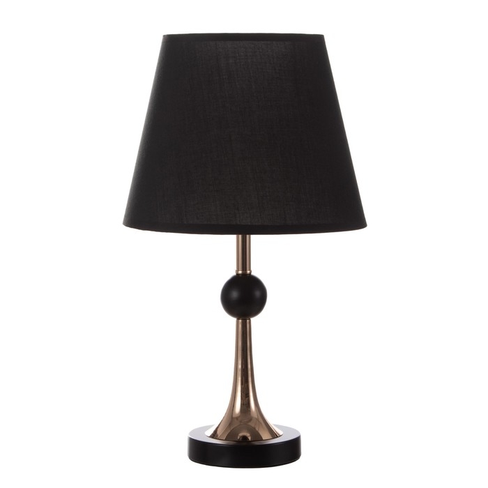 Настольная лампа "Глафира" Е27 40Вт черно-золотой 25х25х43 см