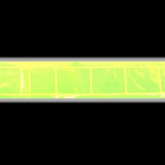 Светоотражающая повязка на липучке, 46&plusmn;1 &times; 2,5 см, цвет жёлтый