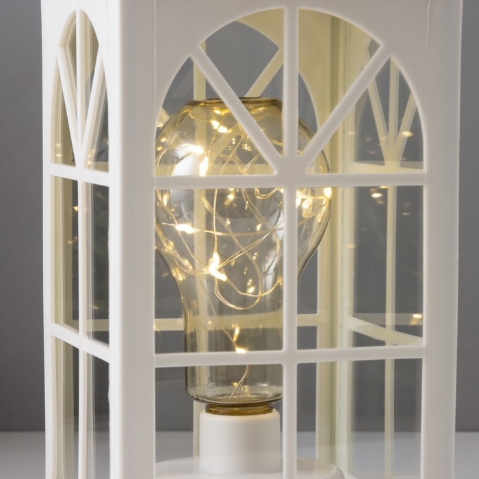 Ночник "Фонарь-домик"белая от батареек 3ААА 35х13,5х13,5 см RISALUX