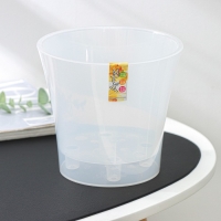 Кашпо для цветов со вставкой &laquo;Арте&raquo;, 2 л, прозрачное