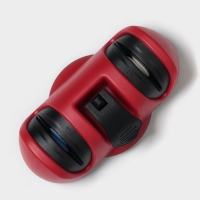 Точилка для ножей Доляна &laquo;Профи&raquo;, 13&times;7&times;4,5 см, с полировкой, на присоске, цвет красный