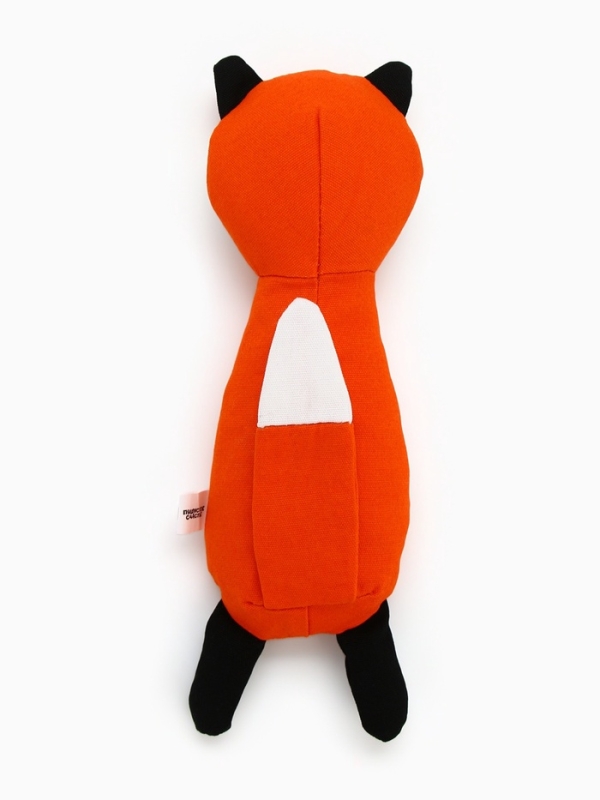 Игрушка для собак с шуршалкой "Лисичка" из текстиля, 6,8*23 см