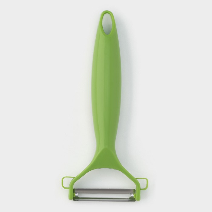 Тёрка с лотком Доляна &laquo;Фреш Флеш&raquo;, 7 насадок, 27&times;10&times;12 см, цвет зелёный, белый