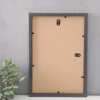 Фоторамка пластик "МИРАМ" 20х30 св. серый