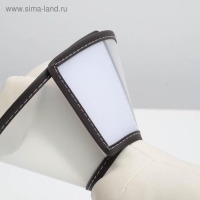 Ветеринарный воротник "Пижон" №1, обхват шеи 14 см, высота 10 см