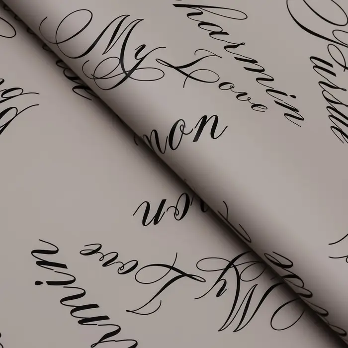 Пленка для цветов матовая, &laquo;Пузыри&raquo;, 57&times;57 см, кремовый + св. розовый, 65 мкм