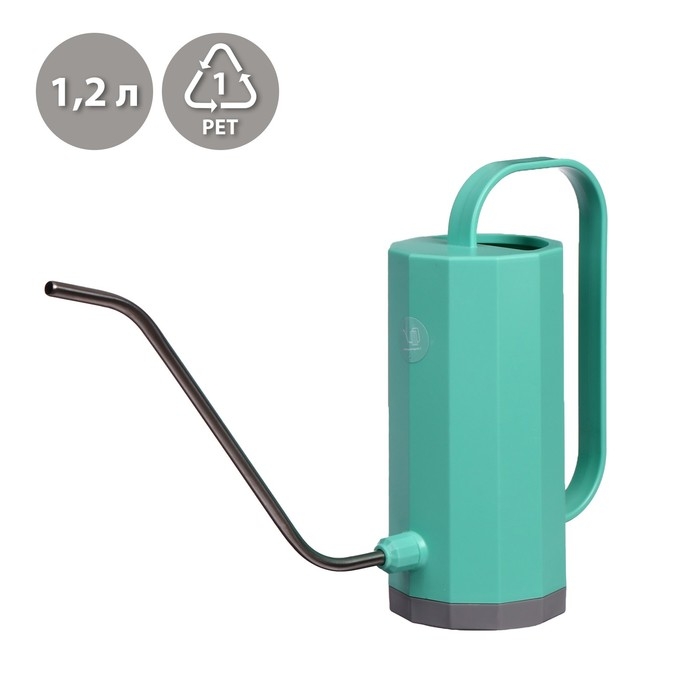 Лейка, 1,2 л, без рассеивателя, зелёная, Greengo Лейка, 1,2 л, без рассеивателя, зелёная, Greengo