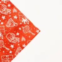 Бумага упаковочная тишью, новогодняя упаковка &laquo;Подарки&raquo;, 50&times;66 см