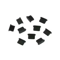 Заглушка Type-c, чёрный, пластик, набор 10 шт.