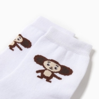 Носки KAFTAN Чебурашка размер 36-39 (23-25 см) белый Носки KAFTAN Чебурашка размер 36-39 (23-25 см) белый