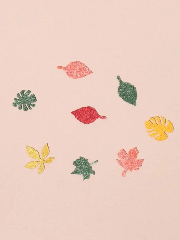 Фигурки для декора &laquo;Листья&raquo;, объёмные, разноцветные