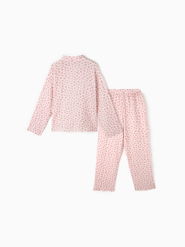 Комплект женский (рубашка, брюки) KAFTAN "Муслин: pink leopard" р. 48-50