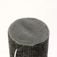 Когтеточка "Столбик" Lowcost ковролиновая с игрушкой,  35 х 35 х 85 см, микс цветов