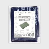 Подушка дорожная, надувная, 46 &times; 30 &times; 7,5 см, цвет синий