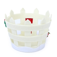 Новогодняя корзинка для декора &laquo;Дед Мороз с подарками&raquo; 16 &times; 11,5 &times; 12 см