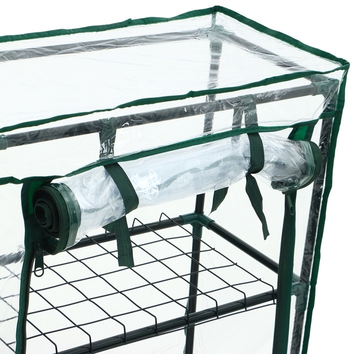 Парник-стеллаж 4 полки (сетка) 46*24*105 см, пвх пленка, мет. труба d-12 мм Парник-стеллаж 4 полки (сетка) 46*24*105 см, пвх пленка, мет. труба d-12 мм