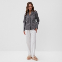 Пижама женская (рубашка и брюки) KAFTAN "Звезды" р. 44-46 Пижама женская (рубашка и брюки) KAFTAN "Звезды" р. 44-46