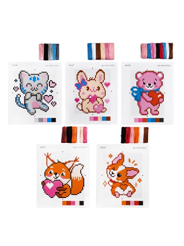 Набор для творчества. Вышивка "5 в 1" (с пяльцами) 05623