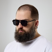 Очки солнцезащитные, UV 375, линза 4.4 х 5.5 см, ширина 14.7 см, дужка 14.2 см, черные Очки солнцезащитные, UV 375, линза 4.4 х 5.5 см, ширина 14.7 см, дужка 14.2 см, черные