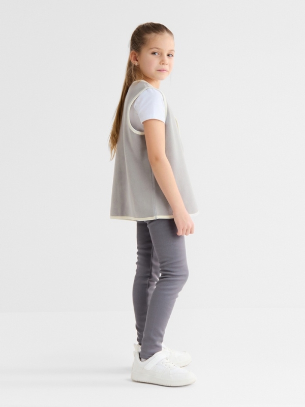 Жилетка флисовая детская Collorista, цв. графит, рост 104 см Жилетка флисовая детская Collorista, цв. графит, рост 104 см