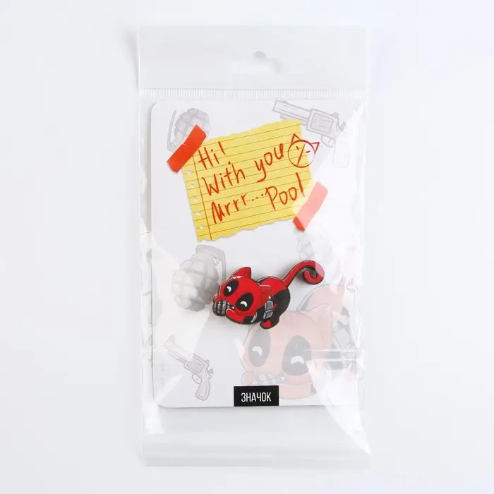 Значок деревянный &laquo;Mr. Pool&raquo;, 3,4 х 3,7 см