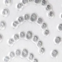 Наклейки для ногтей &laquo;Бусинка&raquo;, металлизированные, цвет серебристый