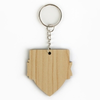 Брелок для ключей деревянный, спорт &laquo;Хоккей это жизнь&raquo;, 4,8 х 5 см