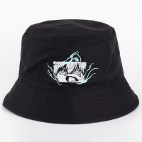 Панама &laquo;Аниме&raquo;,цвет чёрный, р-р 56