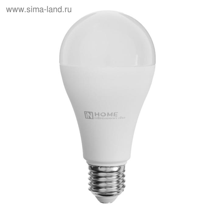 Лампа светодиодная IN HOME LED-A65-VC, Е27, 25 Вт, 230 В, 4000 К, 2250 Лм Лампа светодиодная IN HOME LED-A65-VC, Е27, 25 Вт, 230 В, 4000 К, 2250 Лм