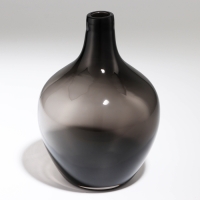 Ваза для цветов &laquo;Винтаж&raquo; из прозрачного серого стекла 20 х 14 х 14 см