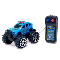 Джип &laquo;Полиция&raquo;, на дистанционном управлении, работает от батареек, МИКС