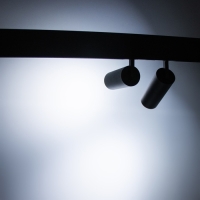 Светильник трековый ULTRA "Акцент дуо" 2хLED 18Вт 3000K-5700К CRI90 черный Светильник трековый ULTRA "Акцент дуо" 2хLED 18Вт 3000K-5700К CRI90 черный