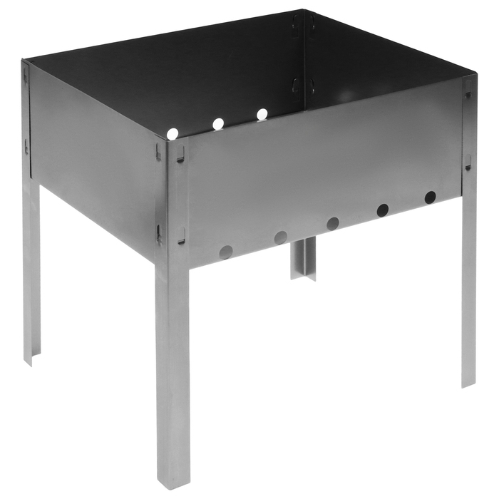 Мангал maclay &laquo;Мини&raquo;, без шампуров, 30&times;24&times;30 см, металлический, разборный