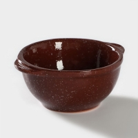 Бульонница &laquo;Мрамор коричневый&raquo;, 500 мл, d=14 см