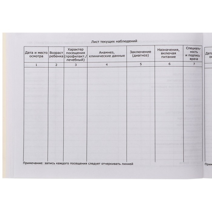 Медицинская карта ребёнка "Классик", форма №112/у, 80 листов