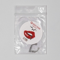 Пирсинг в нос (фейк для септума) &laquo;Треугольник&raquo;, цвет серебро