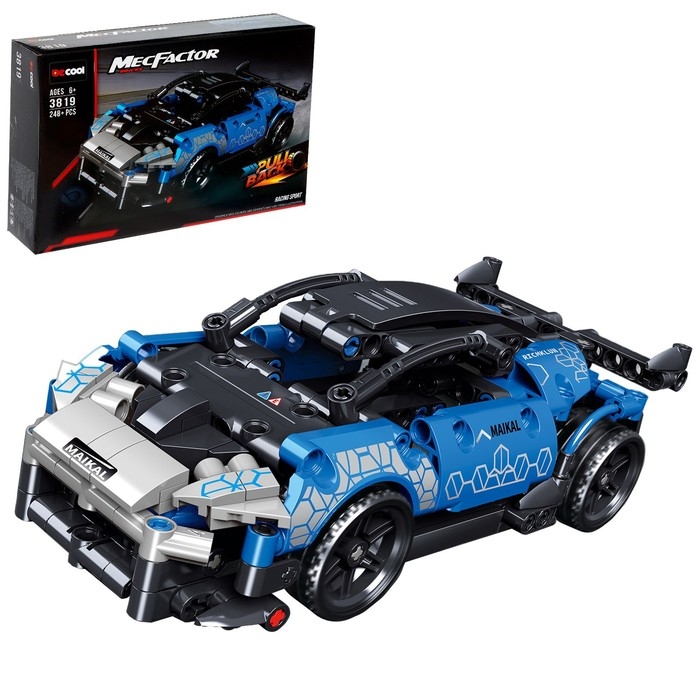 Конструктор инерционный &laquo;Наскар&raquo;, 248 деталей