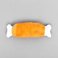 Игрушка для собак "Мягкая косточка" с пищалкой, 19 см, коричневая Игрушка для собак "Мягкая косточка" с пищалкой, 19 см, коричневая