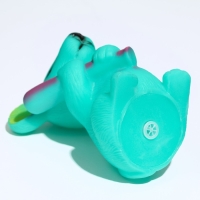 Игрушка пищащая "Мышь" для собак, 9 см, бирюзовая Игрушка пищащая "Мышь" для собак, 9 см, бирюзовая