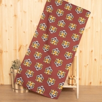 Полотенце Этель "Тигр" бордовый 70х146 см, 100% хлопок 160гр/м2 Полотенце Этель "Тигр" бордовый 70х146 см, 100% хлопок 160гр/м2