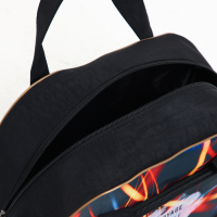 Чемодан малый 37 л (S) с сумкой, отдел на молнии, с расширением, цвет чёрный