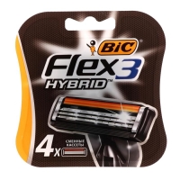 Сменные кассеты BIC Hybrid 3 Flex, 3 лезвия, 4 шт.