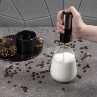 Капучинатор погружной Luazon WMR-03, 6 Вт, от батареек (не в комл-те), на подставке