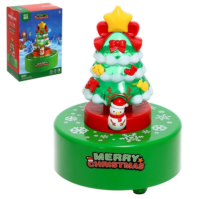 Заводная музыкальная игрушка «Новогодняя ёлка» Заводная музыкальная игрушка «Новогодняя ёлка»