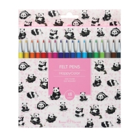 Фломастеры 18 цветов Happycolor, МИКС Фломастеры 18 цветов Happycolor, МИКС